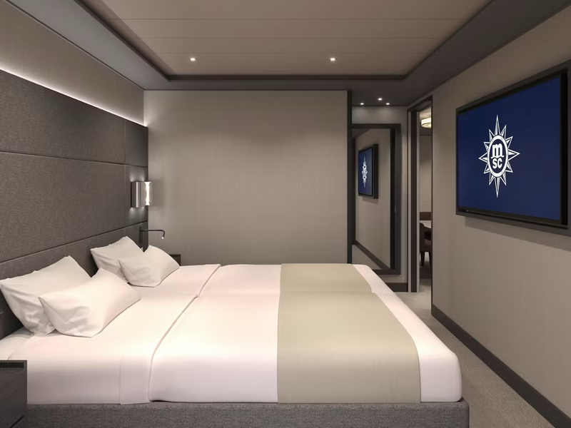 MSC Yacht Club Royal Suite With Whirlpool Bath Suite